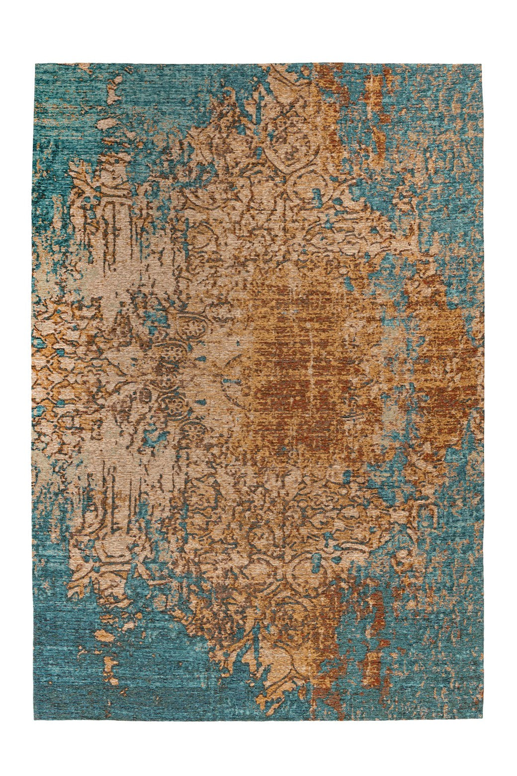 Primavera 725 Sand / Blau 80cm x 150cm