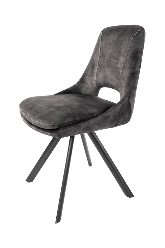 Stuhl Denver 125 2er-Set Grau