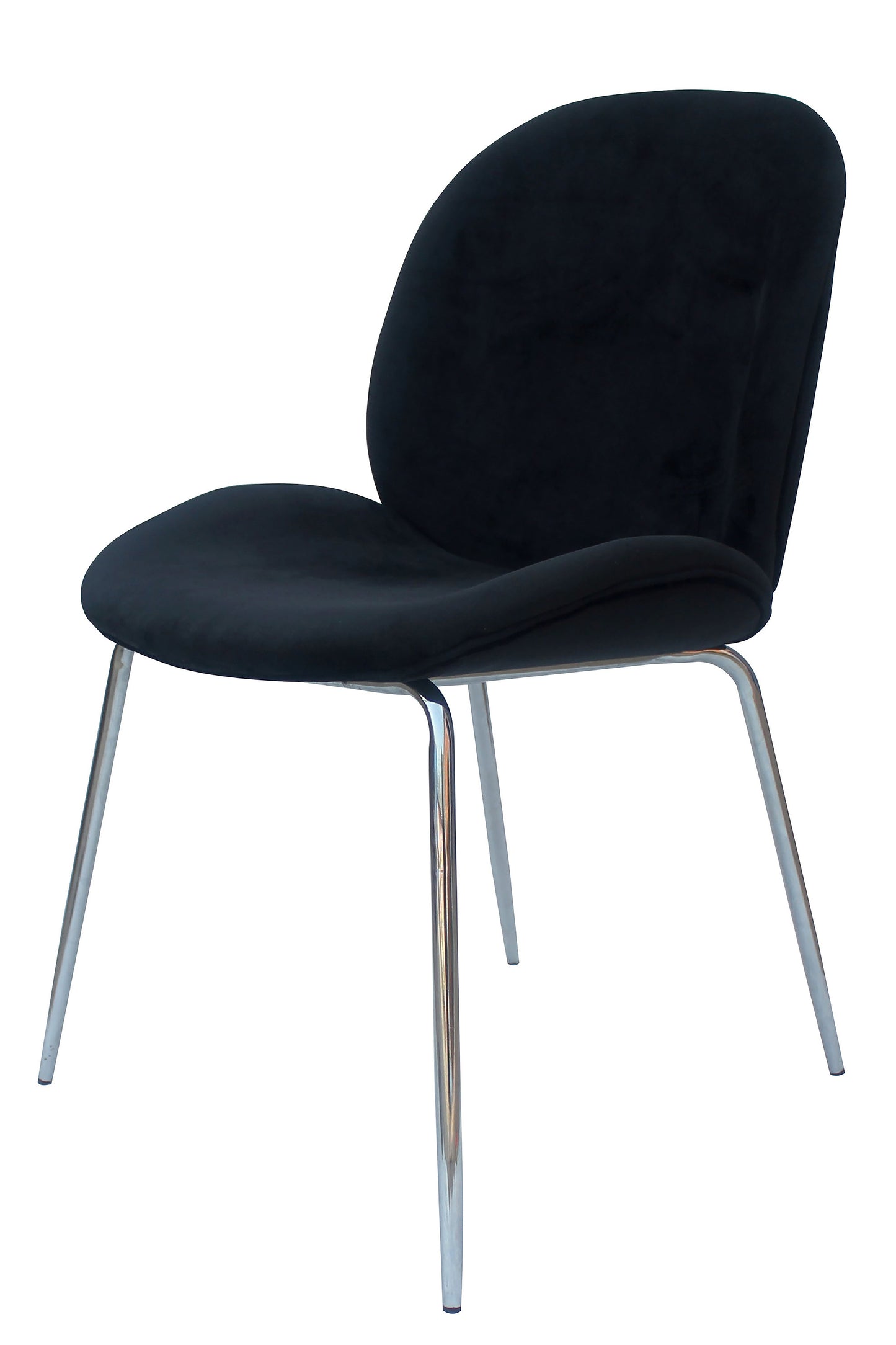Stuhl Charlize 110 2er-Set Schwarz / Chrom