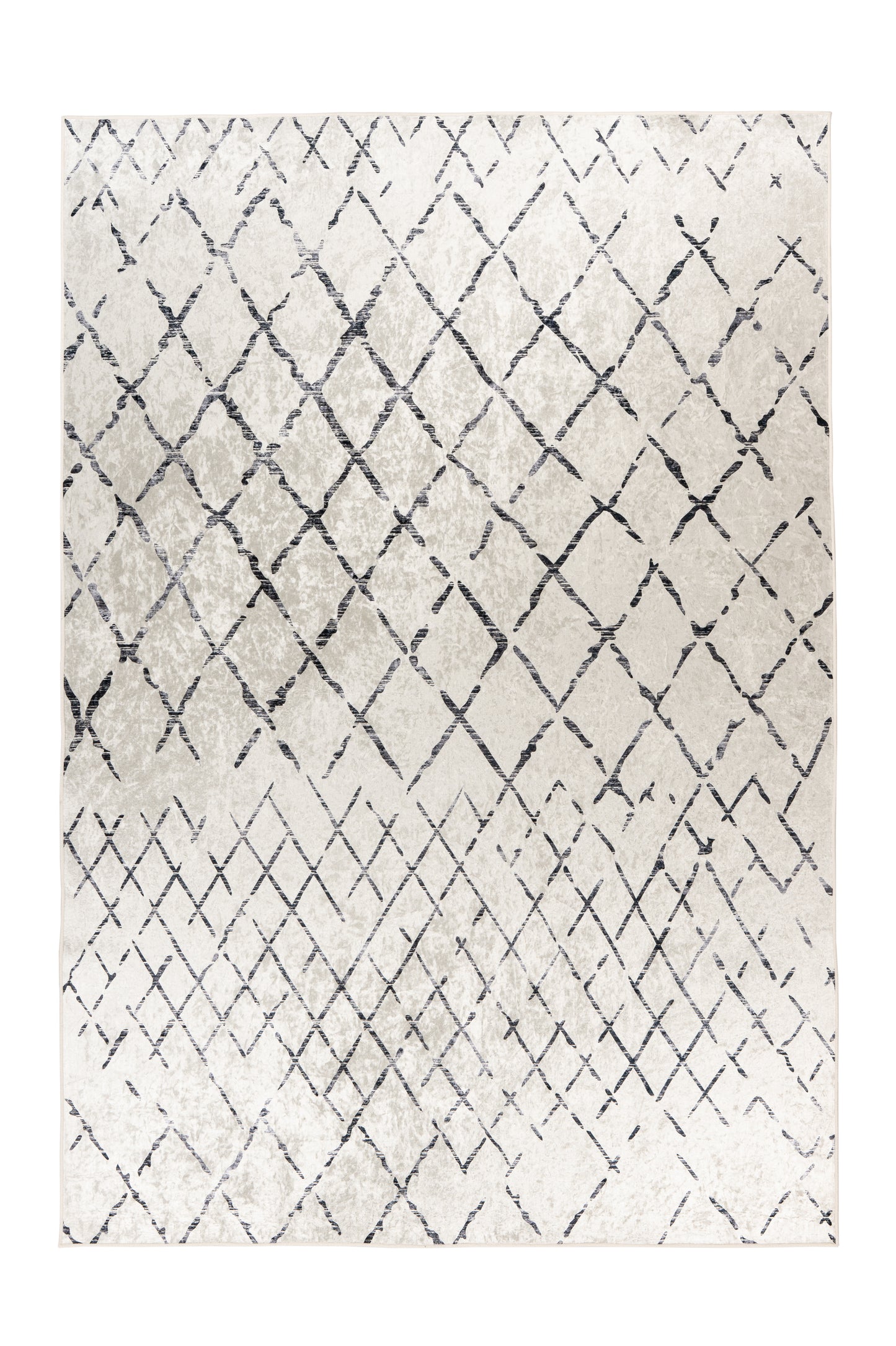 Sally 525 Elfenbein / Schwarz / Grau 160cm x 230cm