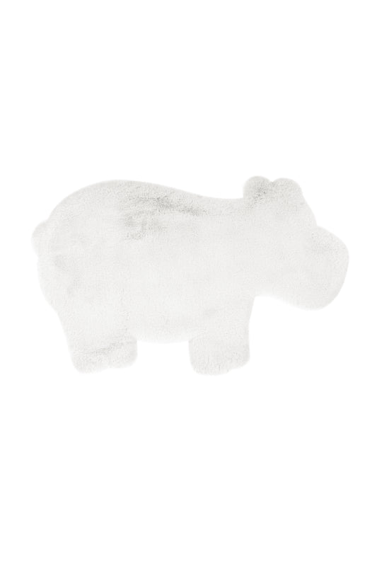Lovely Kids 325-Hippo Weiß 55cm x 90cm