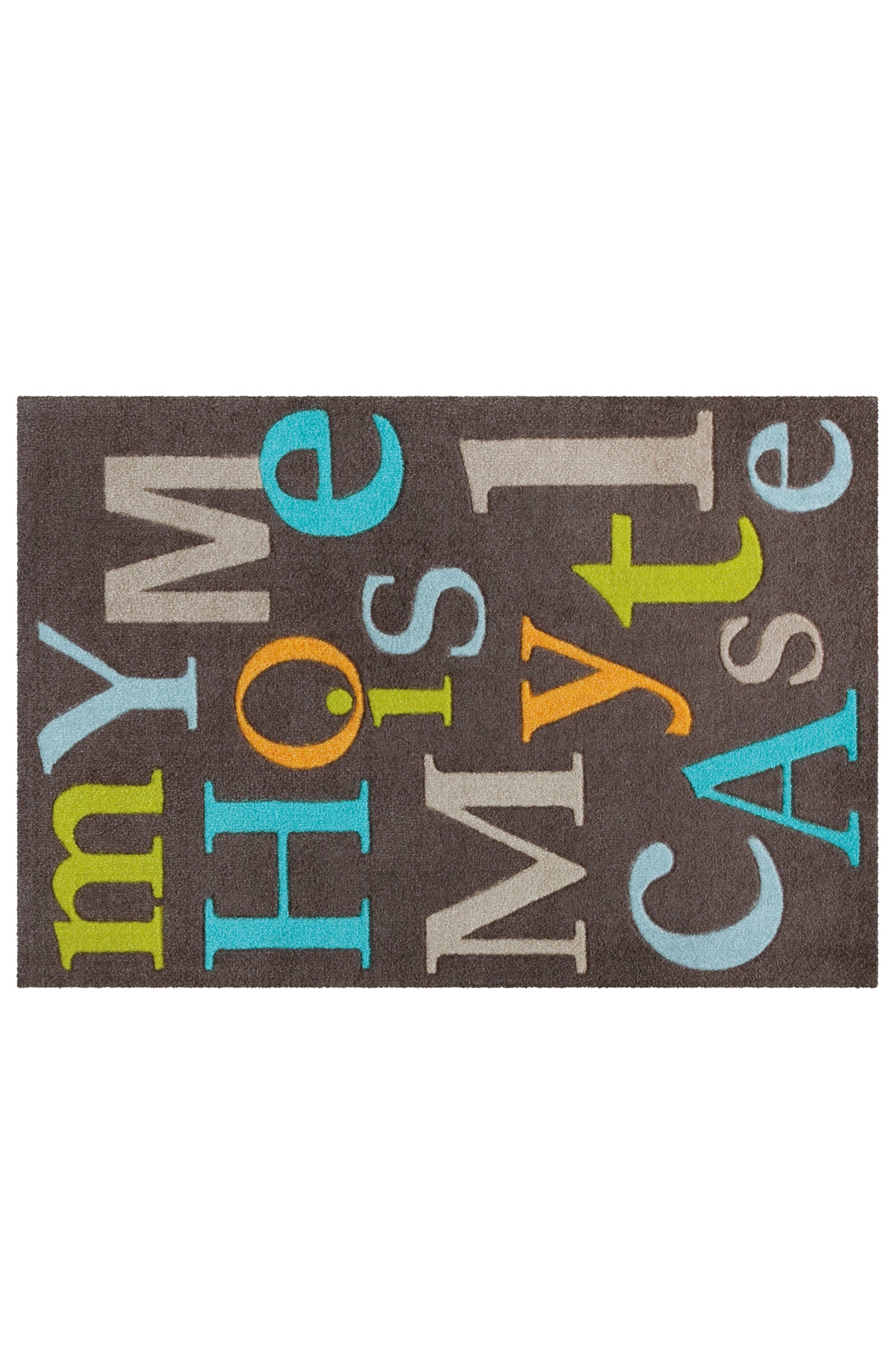 Living Mat 16 Multi / Braun 64cm x 168cm