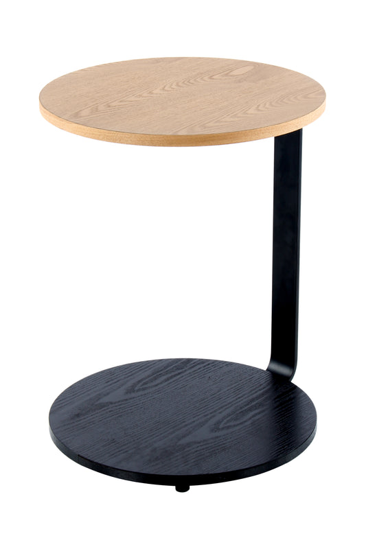 Beistelltisch Quentin 525 Schwarz / Braun