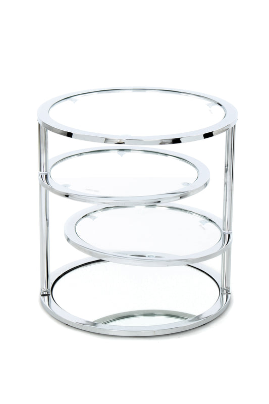 Beistelltisch Curl 110 Silber