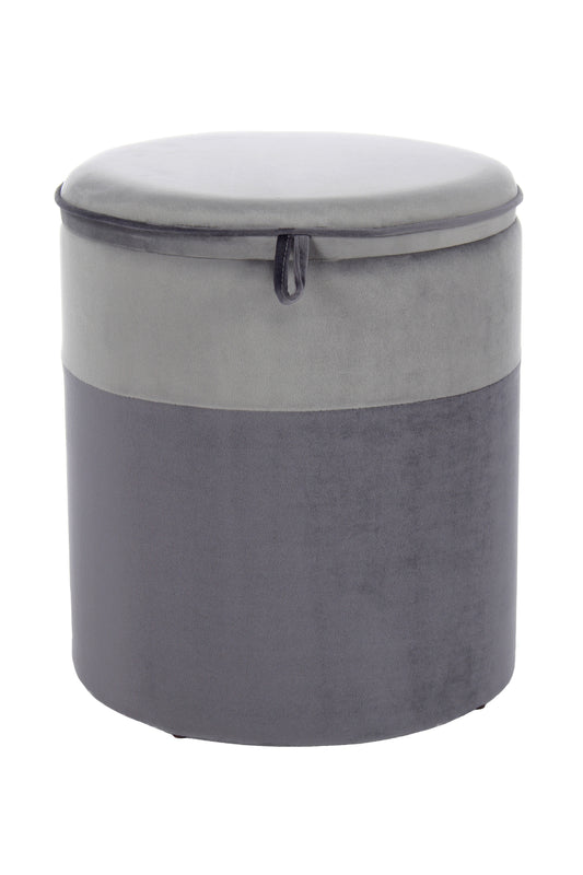 Hocker Kassandra 125 Hellgrau / Dunkelgrau