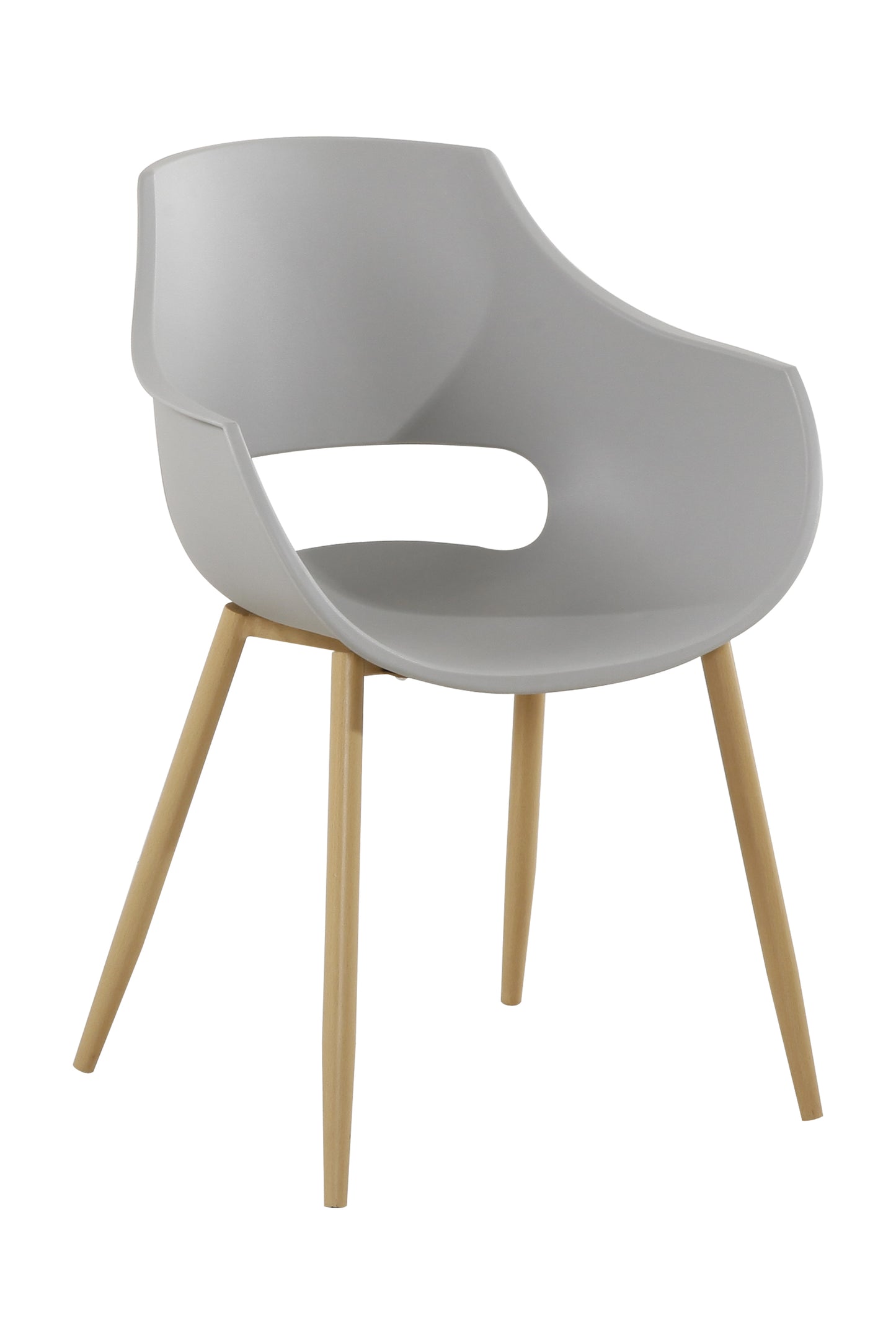 Stuhl Alice 110 2er-Set Grau