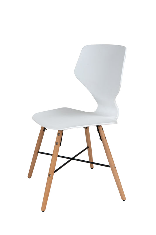 Stuhl Charlie 110 4er-Set Weiß