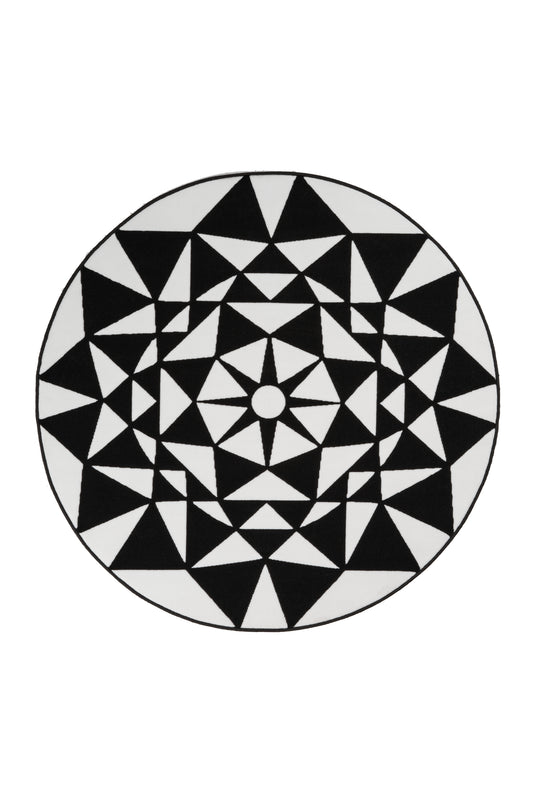 Esperanto 925 Weiß / Schwarz 160cm RUND