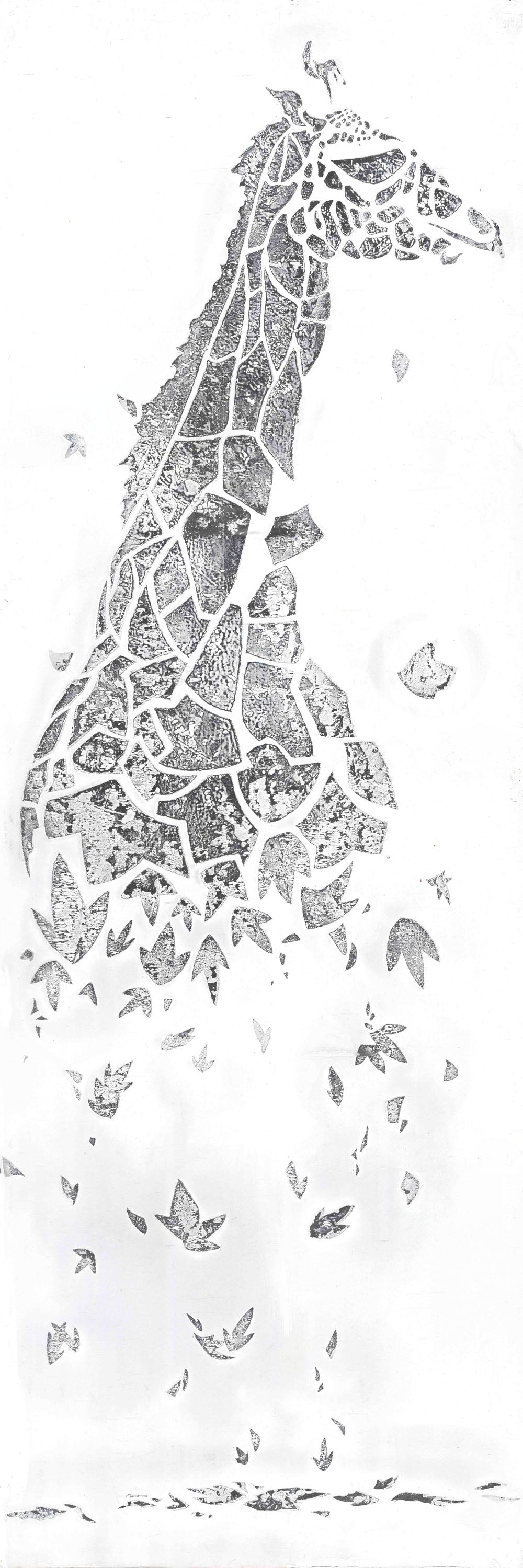 Öl-Wandbild Kalahari 50cm x 150cm