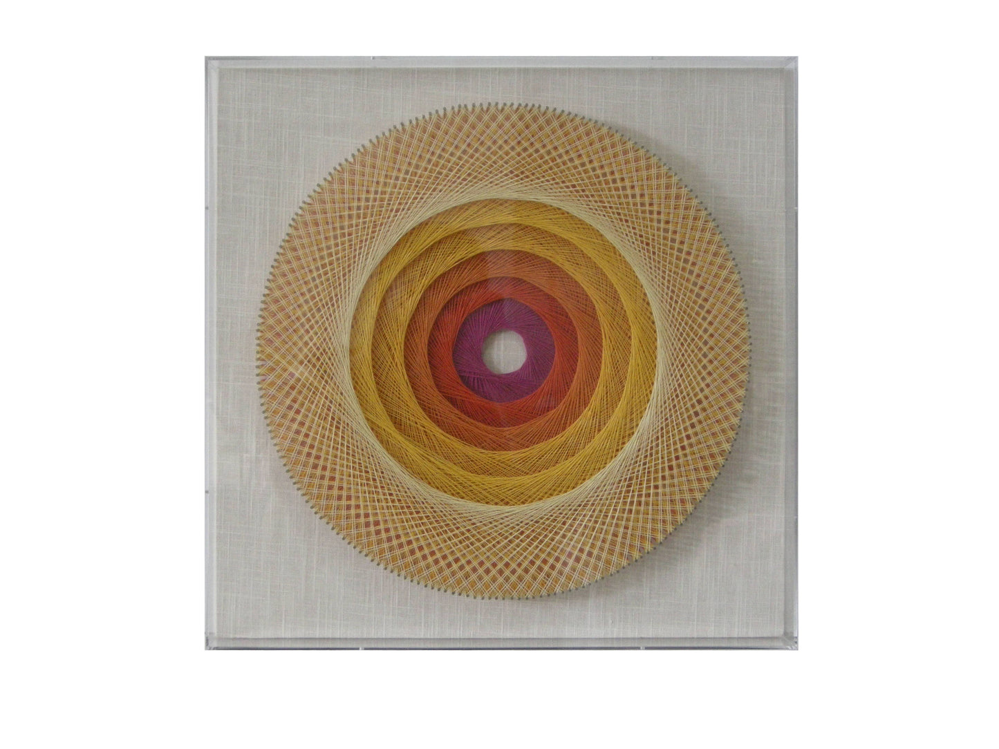 Faden-Wandbild Szenerie 45cm x 45cm