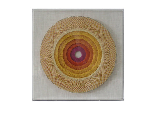 Faden-Wandbild Szenerie 45cm x 45cm