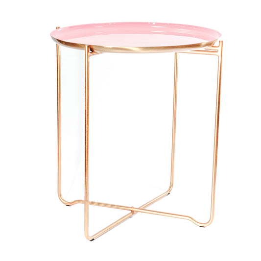 Beistelltisch Chloe 610 Rosa / Kupfer
