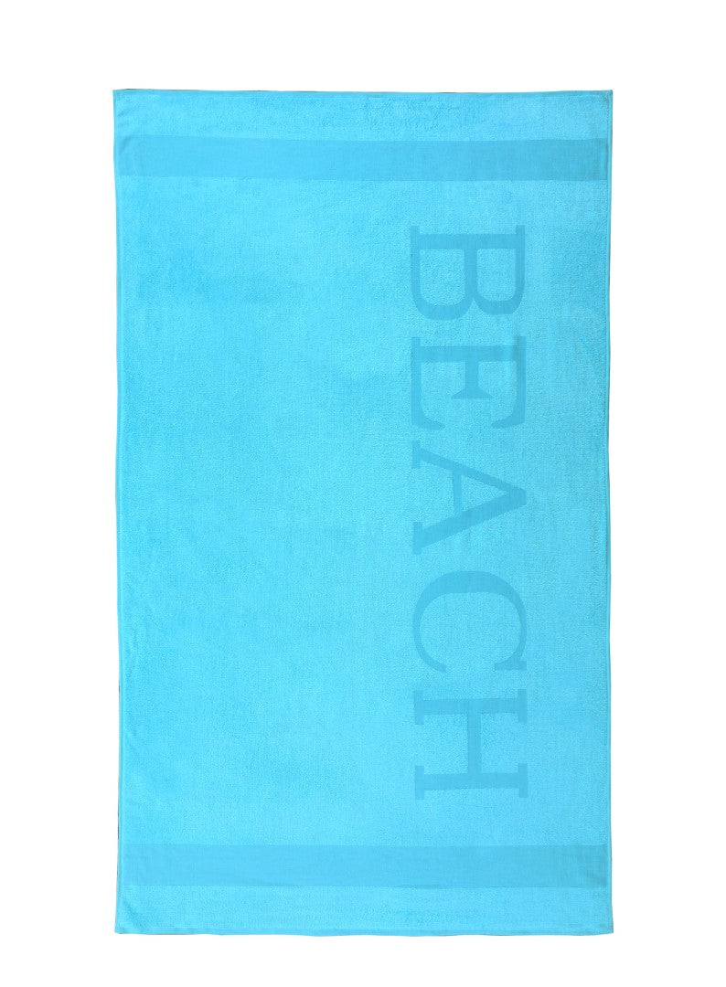 Strandtuch Summertime 125 Aquablau XXL 100cm x 200cm