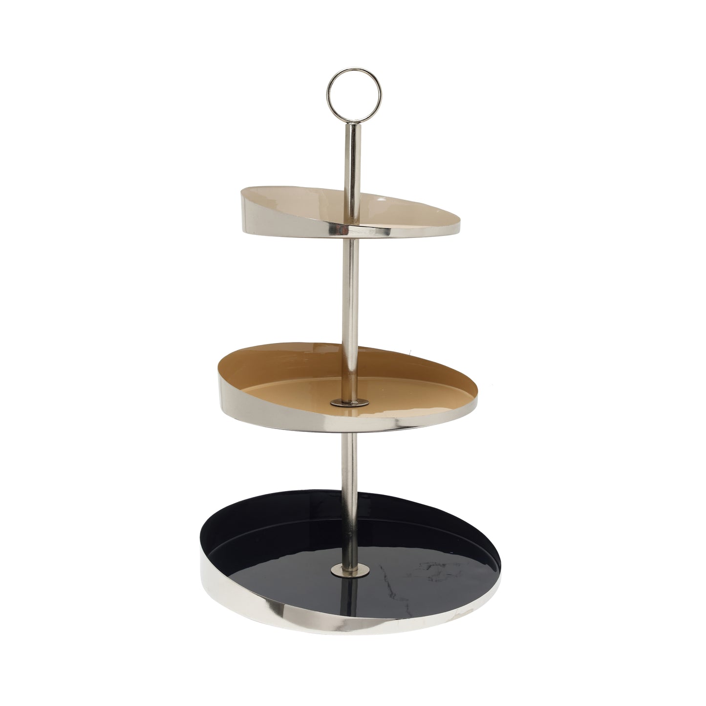 Etagere Art Deco 2125 Navy Mix / Silver