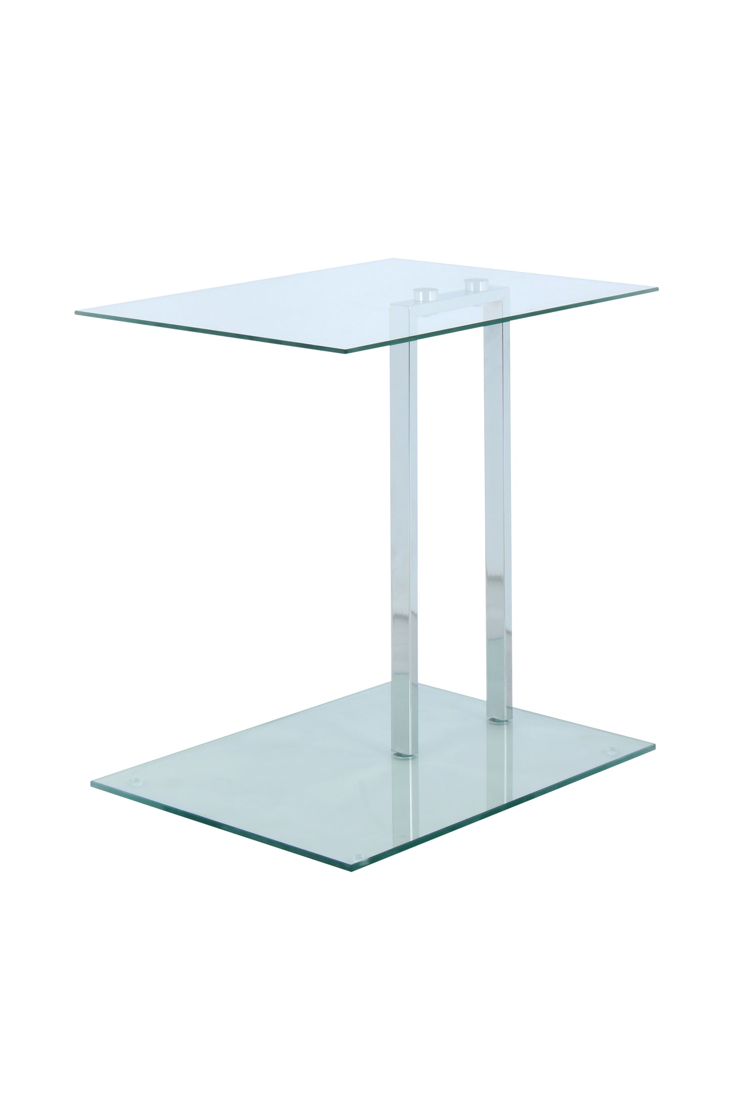 Beistelltisch Julius 125 Transparent / Chrom