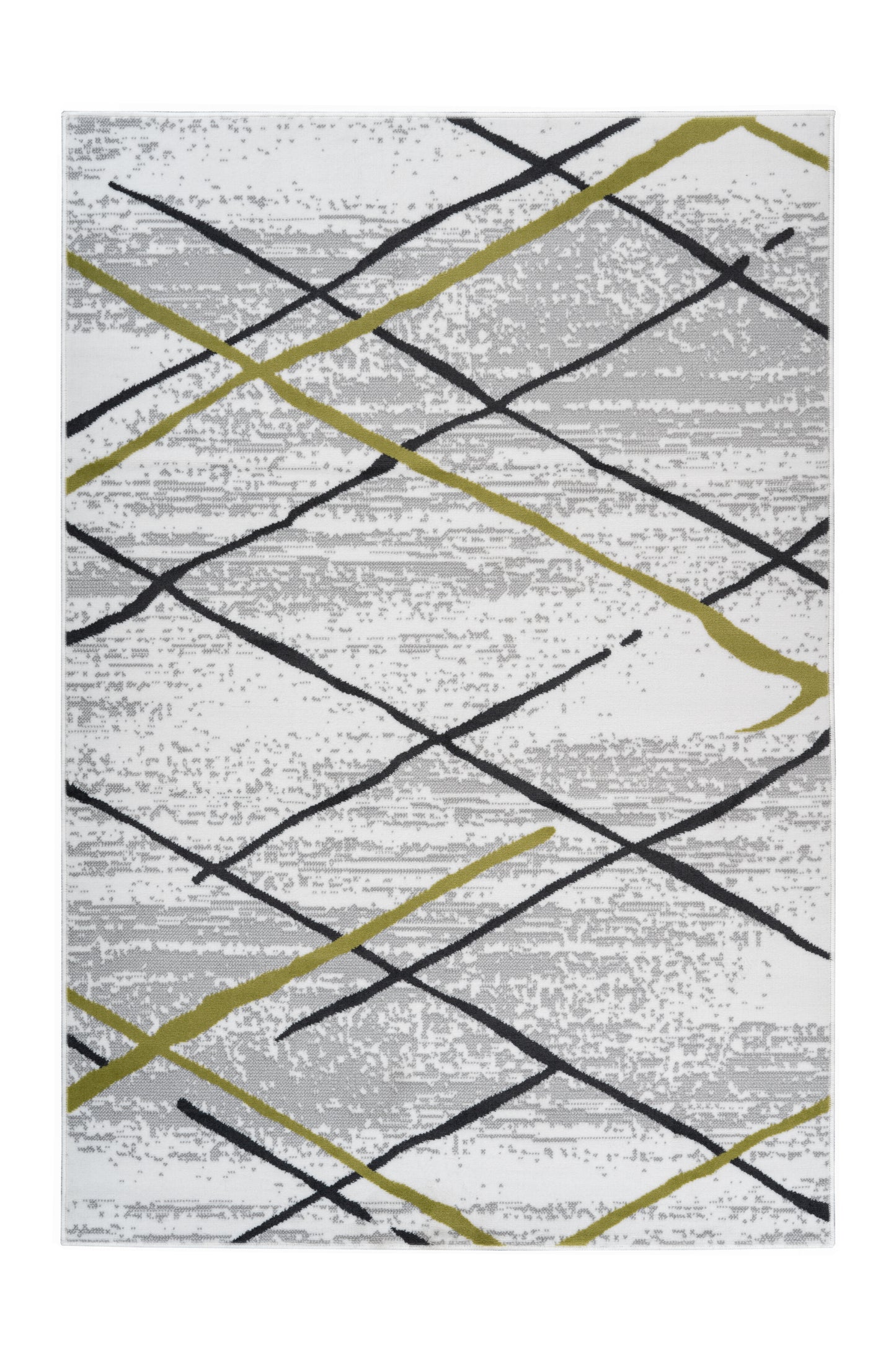 Vancouver 110 Weiß / Grau / Khaki 160cm x 230cm