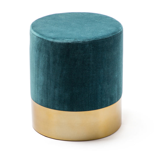 Pouf Pepino 110 Ozeanblau / Gold