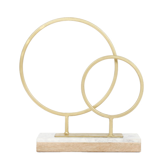 Skulptur Amaro 1287 Gold / Weiß