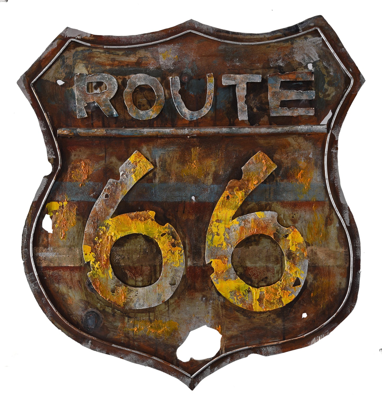 Metall Wandbild Highway 61cm x 66cm