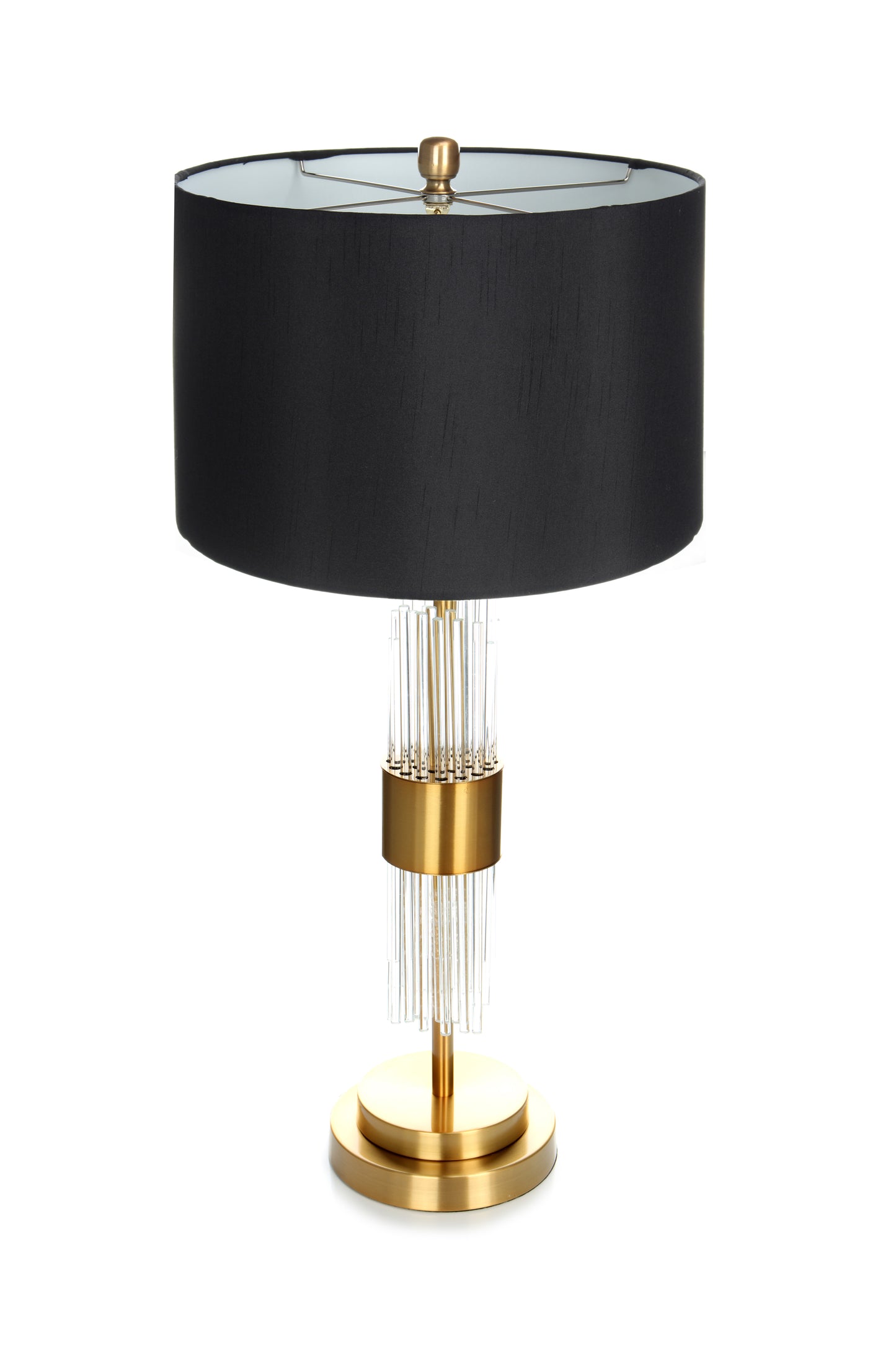 Tisch- / Stehlampe Plasma 110 Schwarz / Gold / Weiß