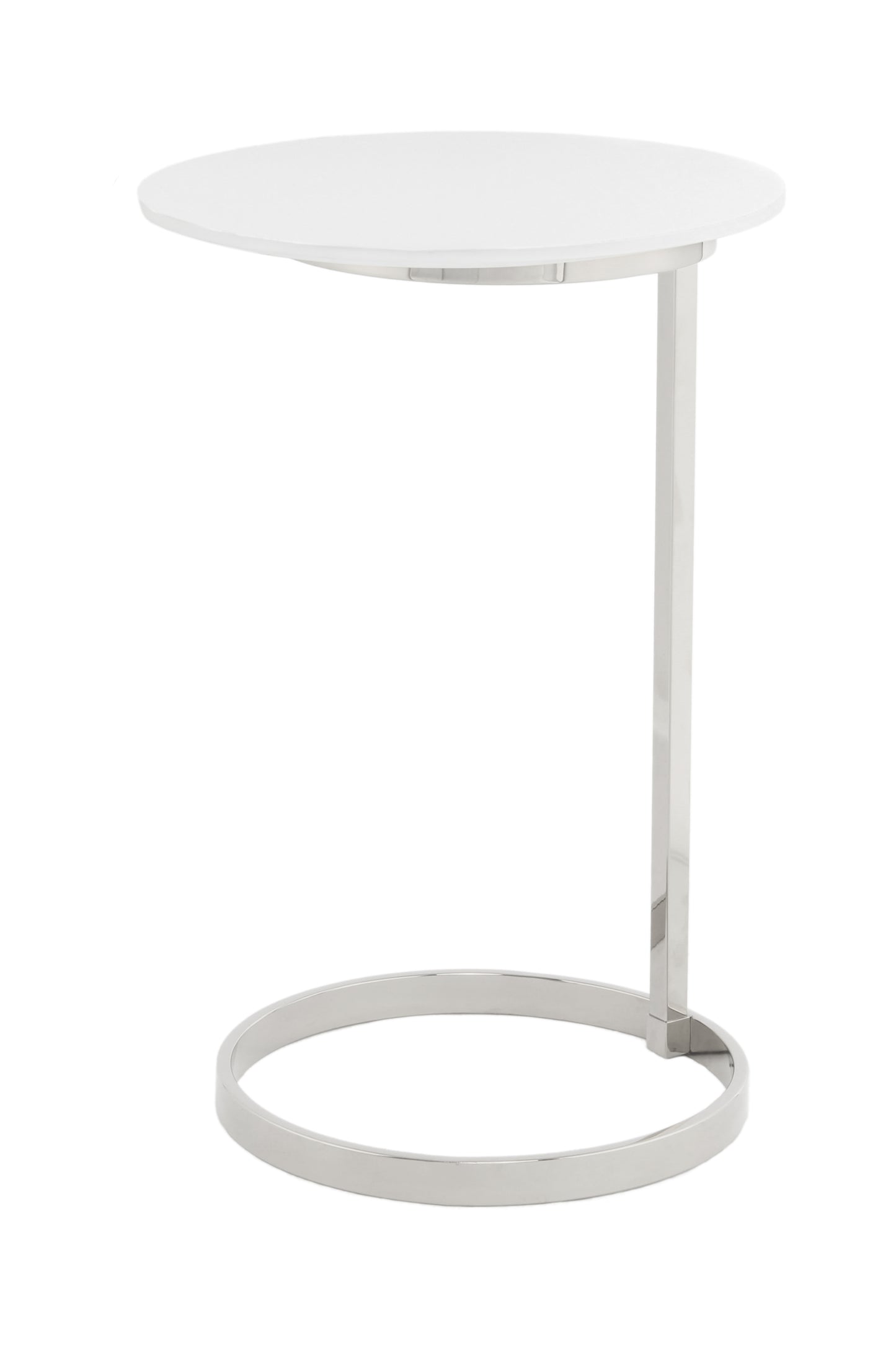 Beistelltisch Kasimir 525 Silber / Weiß