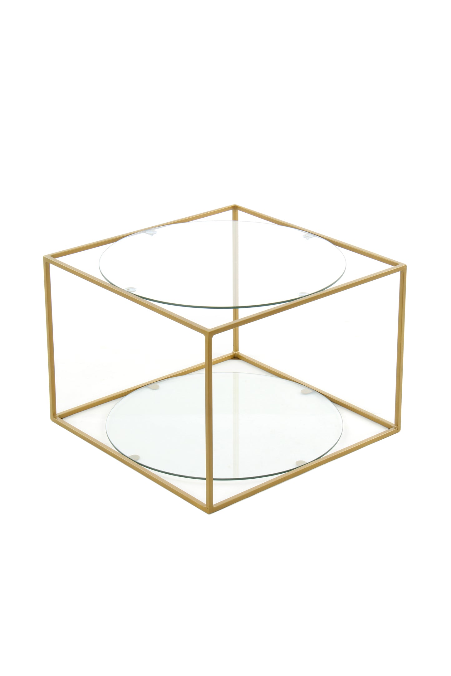 Beistelltisch Cody 110 Klar / Gold