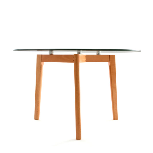 Tisch / Coffee Table Living Room Holz / Glas
