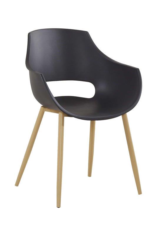 Stuhl Alice 110 4er-Set Schwarz