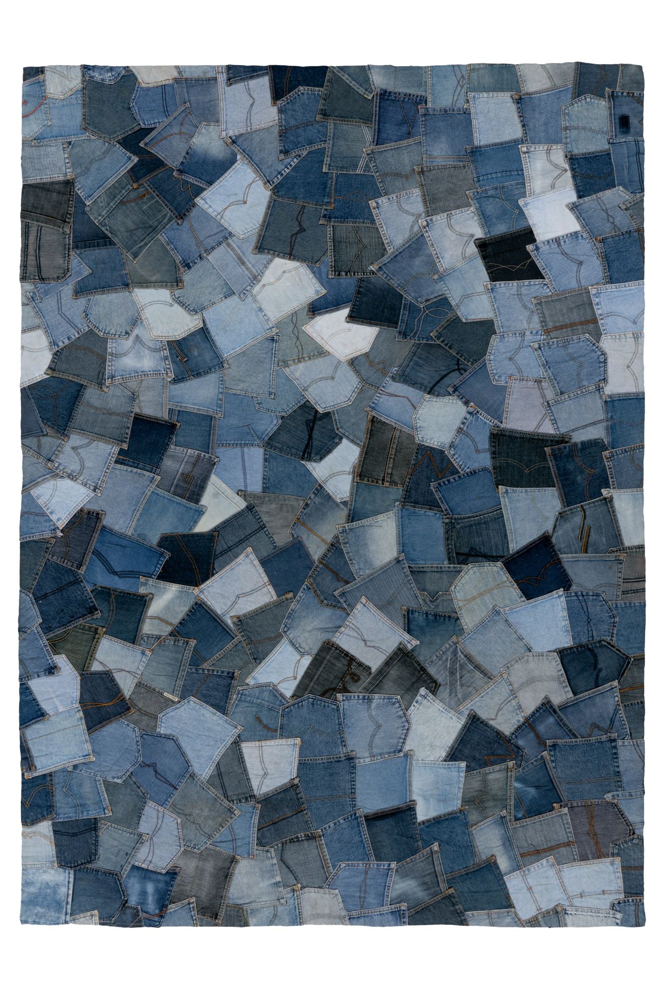 Urban Denim 490 Blau 80cm x 150cm