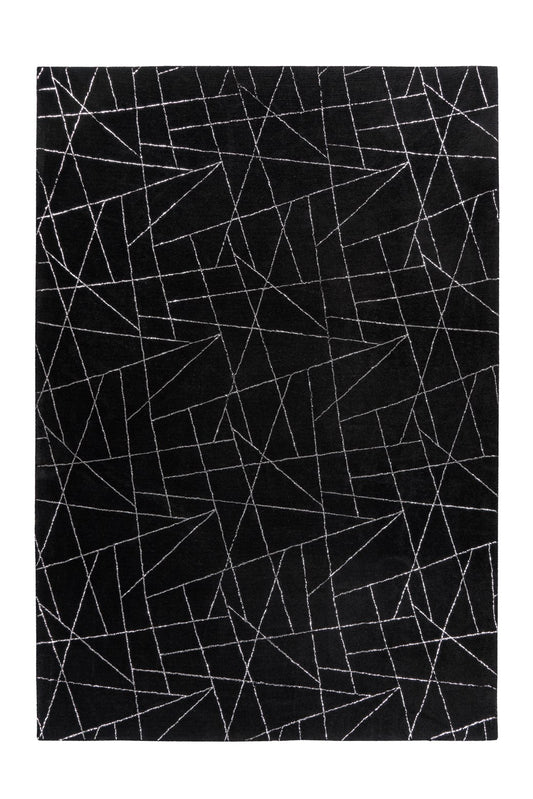 Bijou 125 Schwarz / Silber 160cm x 230cm