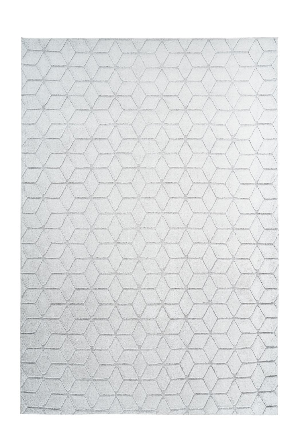 Vivica 125 Weiß / Graublau 80cm x 150cm