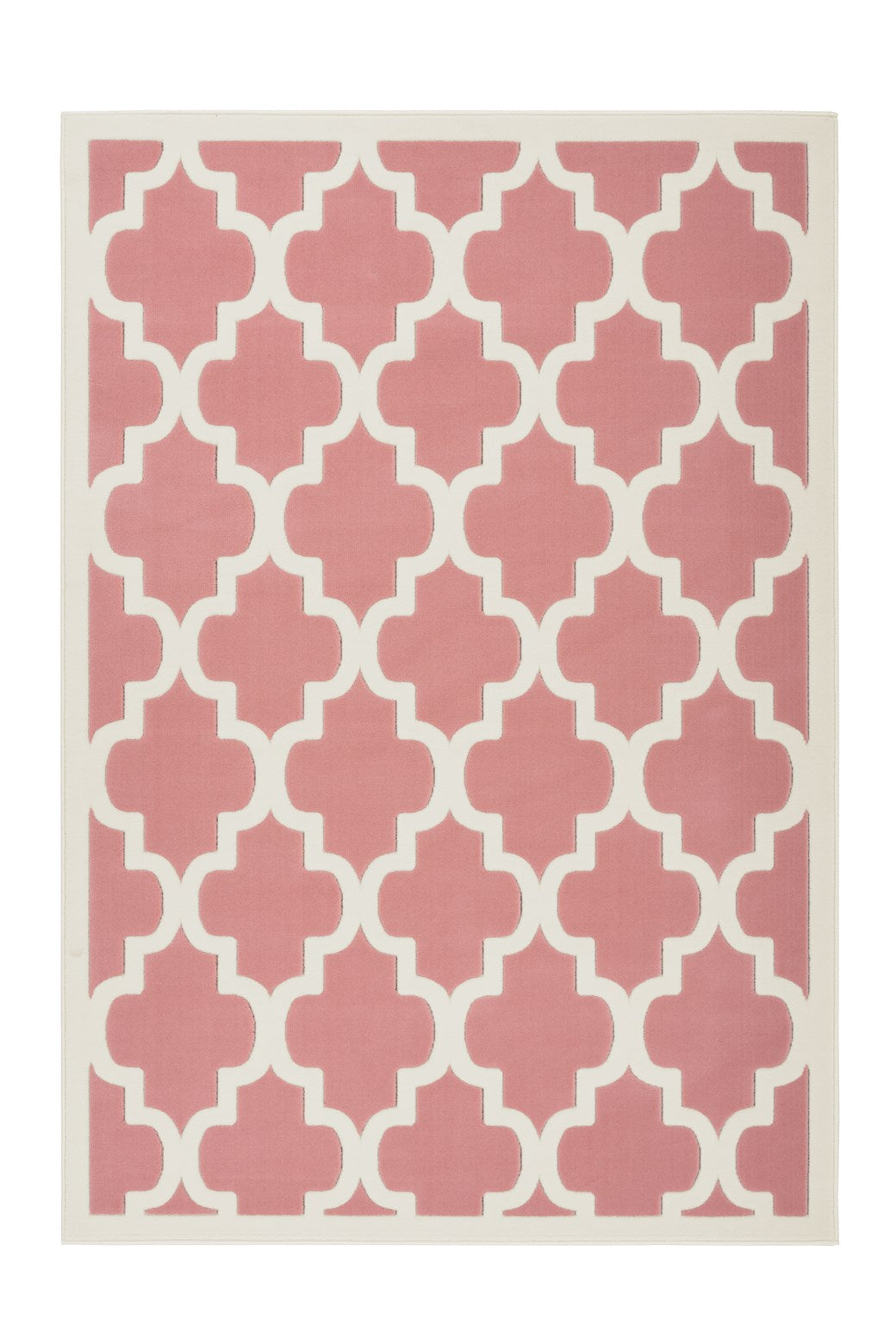 Manolya 2097 Rosa / Elfenbein 80cm x 150cm