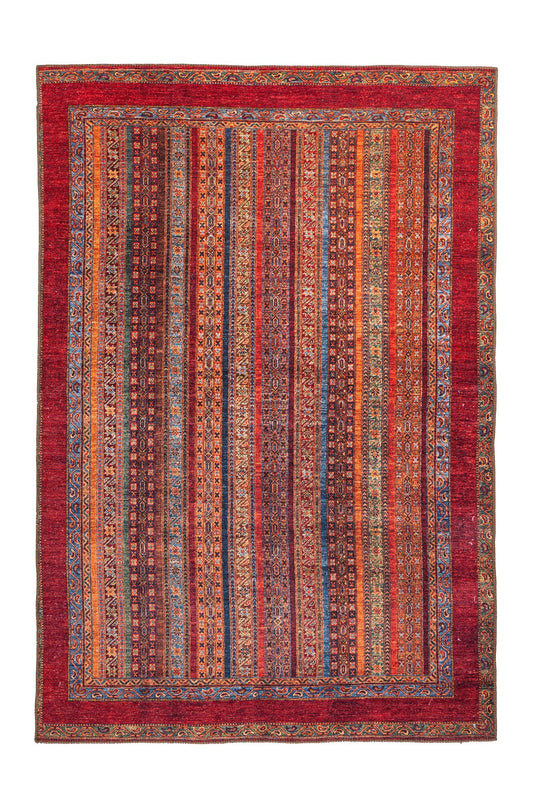 Faye 425 Multi / Rot 150cm x 230cm