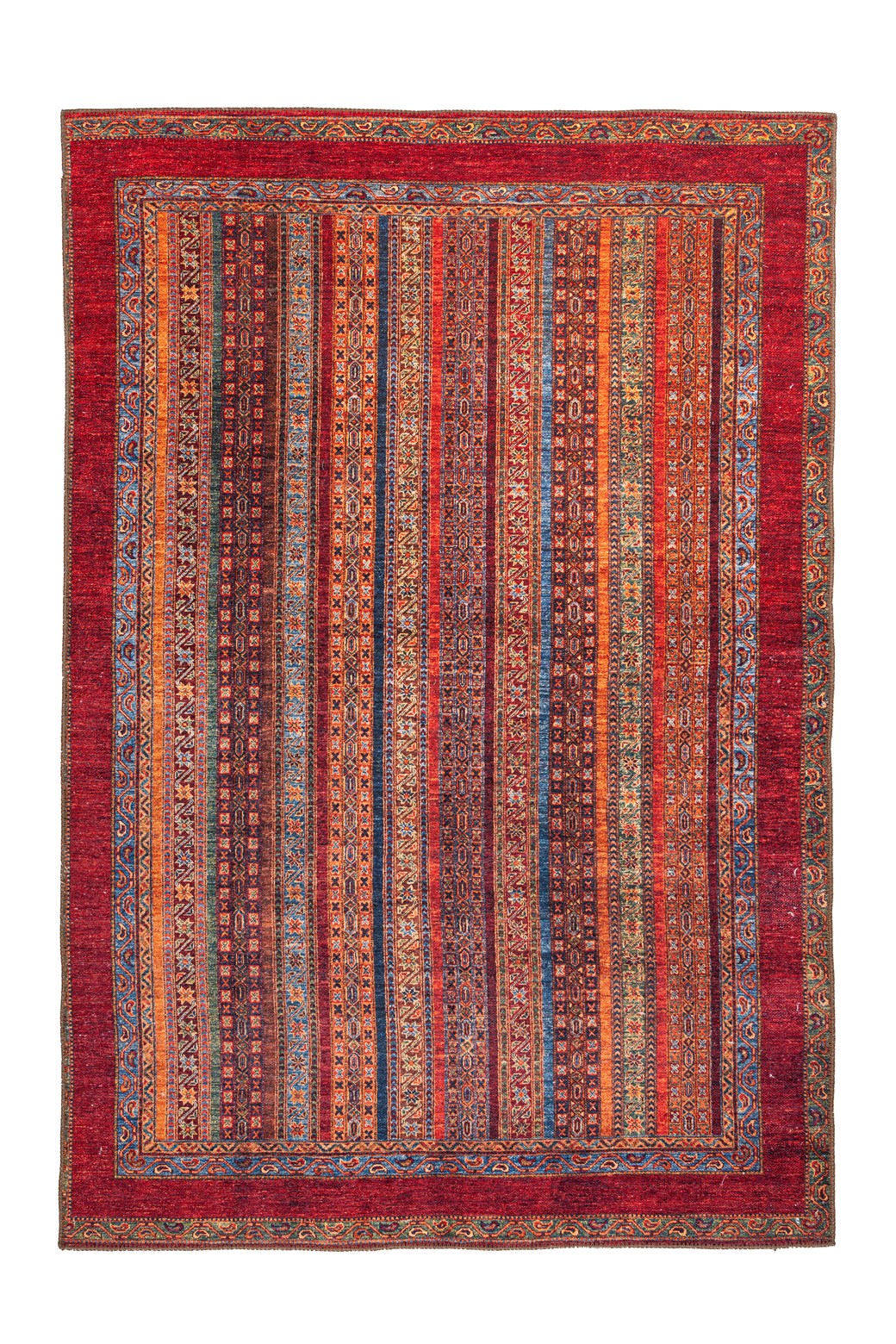 Faye 425 Multi / Rot 75cm x 150cm