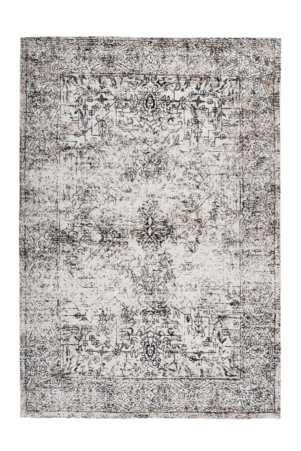 Iglesia 525 Anthrazit / Creme 120cm x 170cm