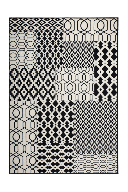 Lina 325 Multi / Schwarz 80cm x 150cm
