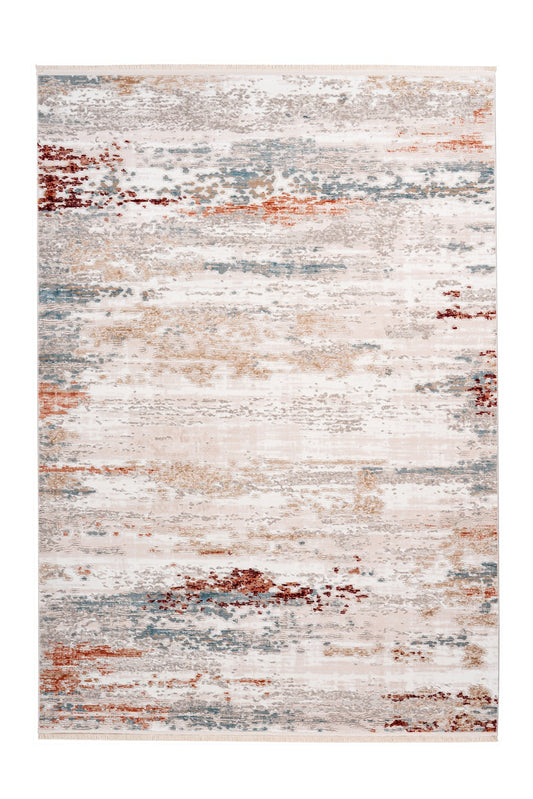 Akropolis 325 Grau / Lachsrosa 200cm x 300cm