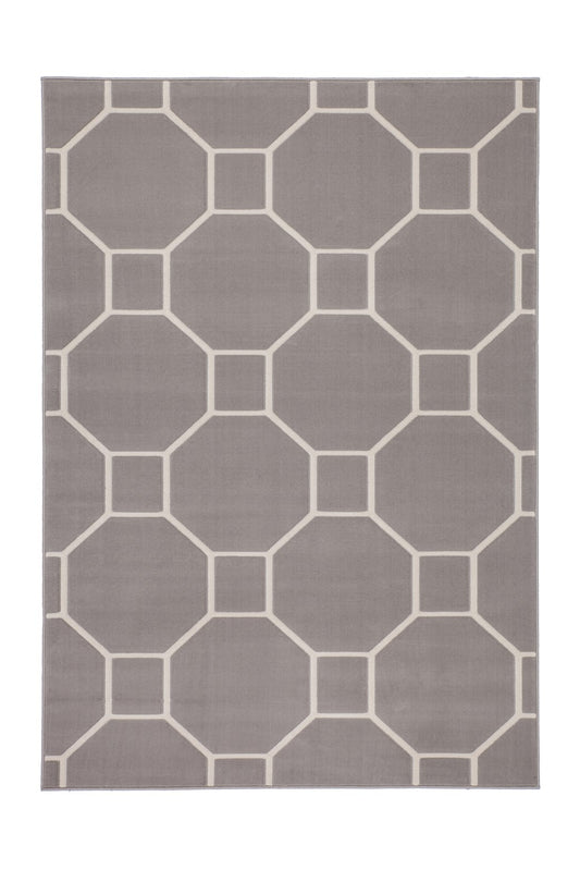 Lina 125 Taupe / Elfenbein 80cm x 150cm
