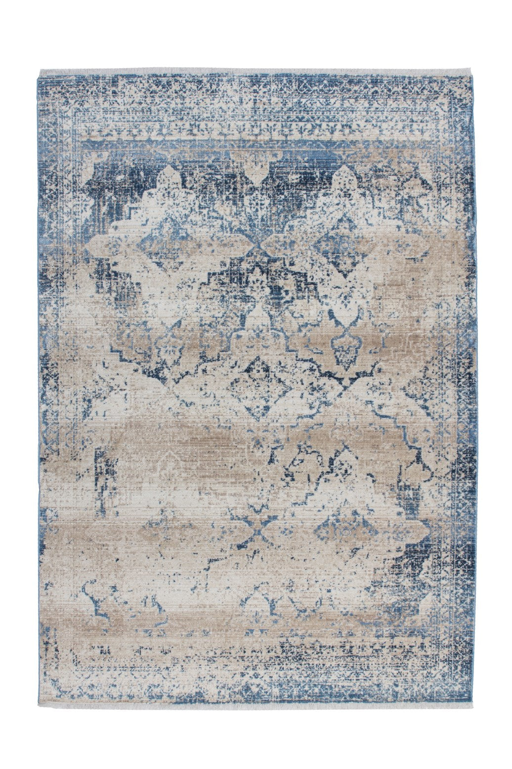 Antigua 525 Creme / Blau 80cm x 150cm