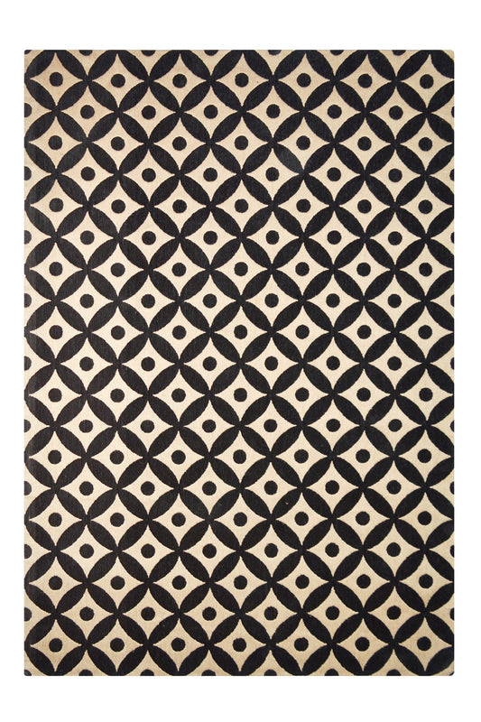 Scandy 210 Schwarz / Naturell 120cm x 170cm