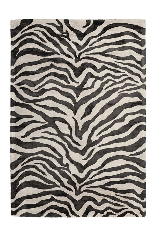 Sinai 125 Elfenbein / Schwarz 80cm x 150cm