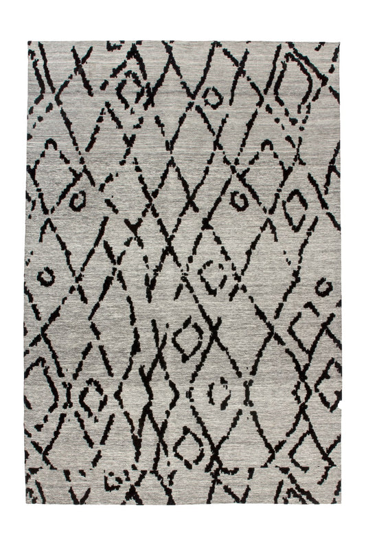 River 110 Grau / Schwarz 80cm x 150cm