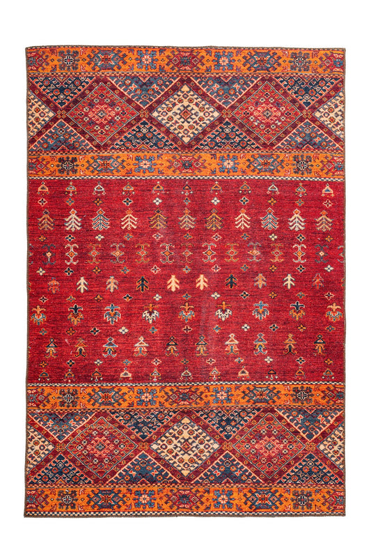 Faye 225 Multi / Rot 75cm x 150cm