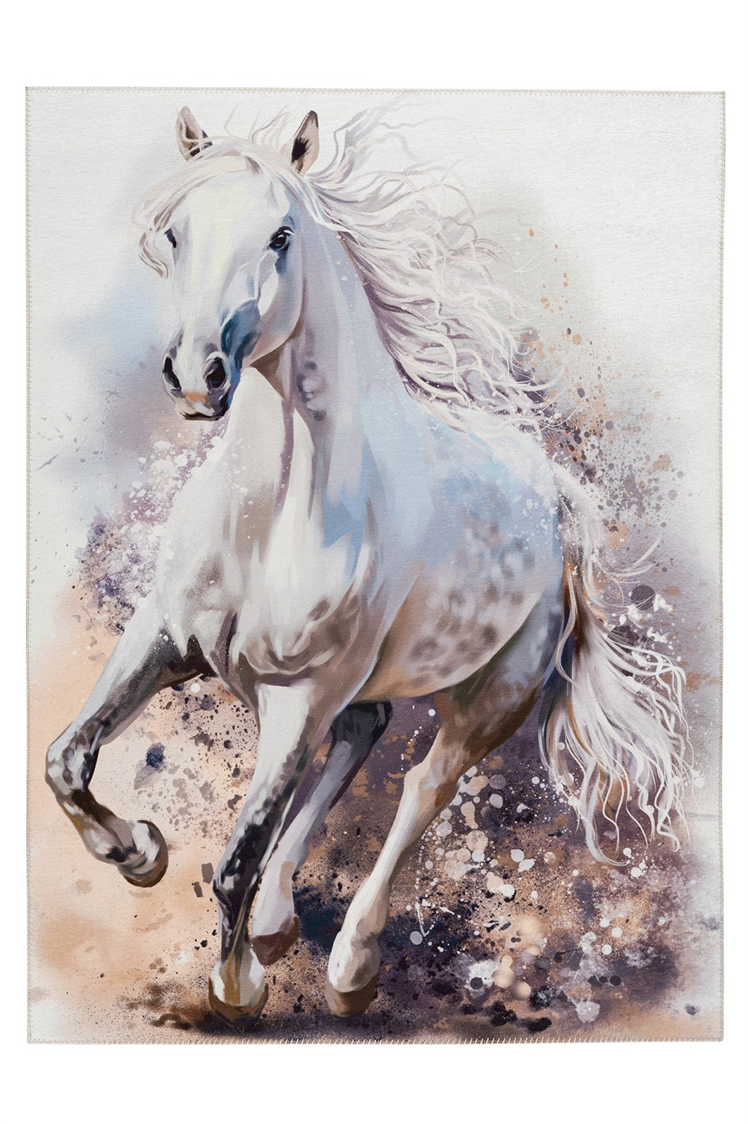 Sympathy Kids 245 White Horse 120cm x 170cm