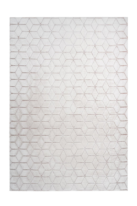 Vivica 125 Weiß / Rosé 80cm x 150cm