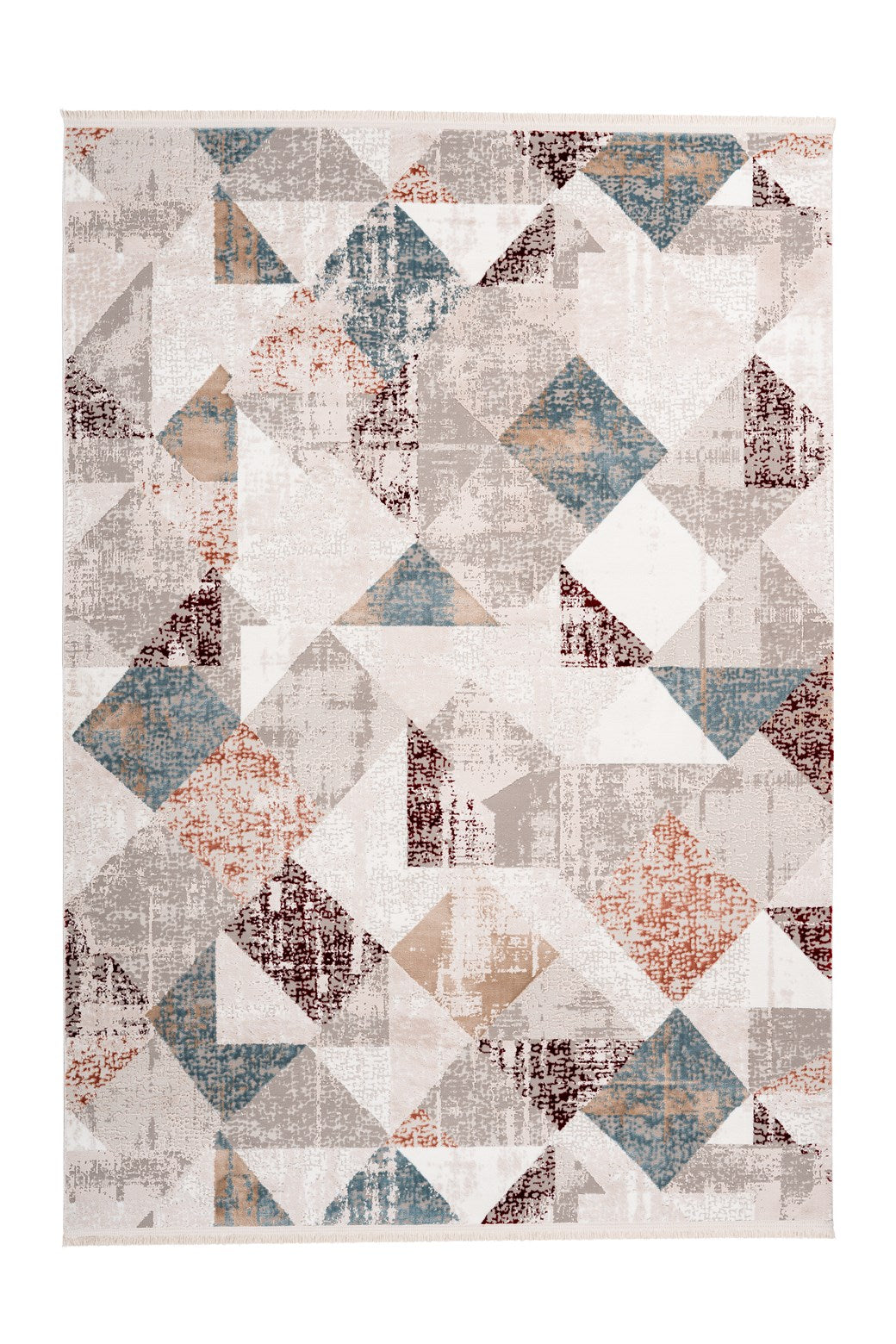 Akropolis 225 Grau / Lachsrosa 80cm x 150cm