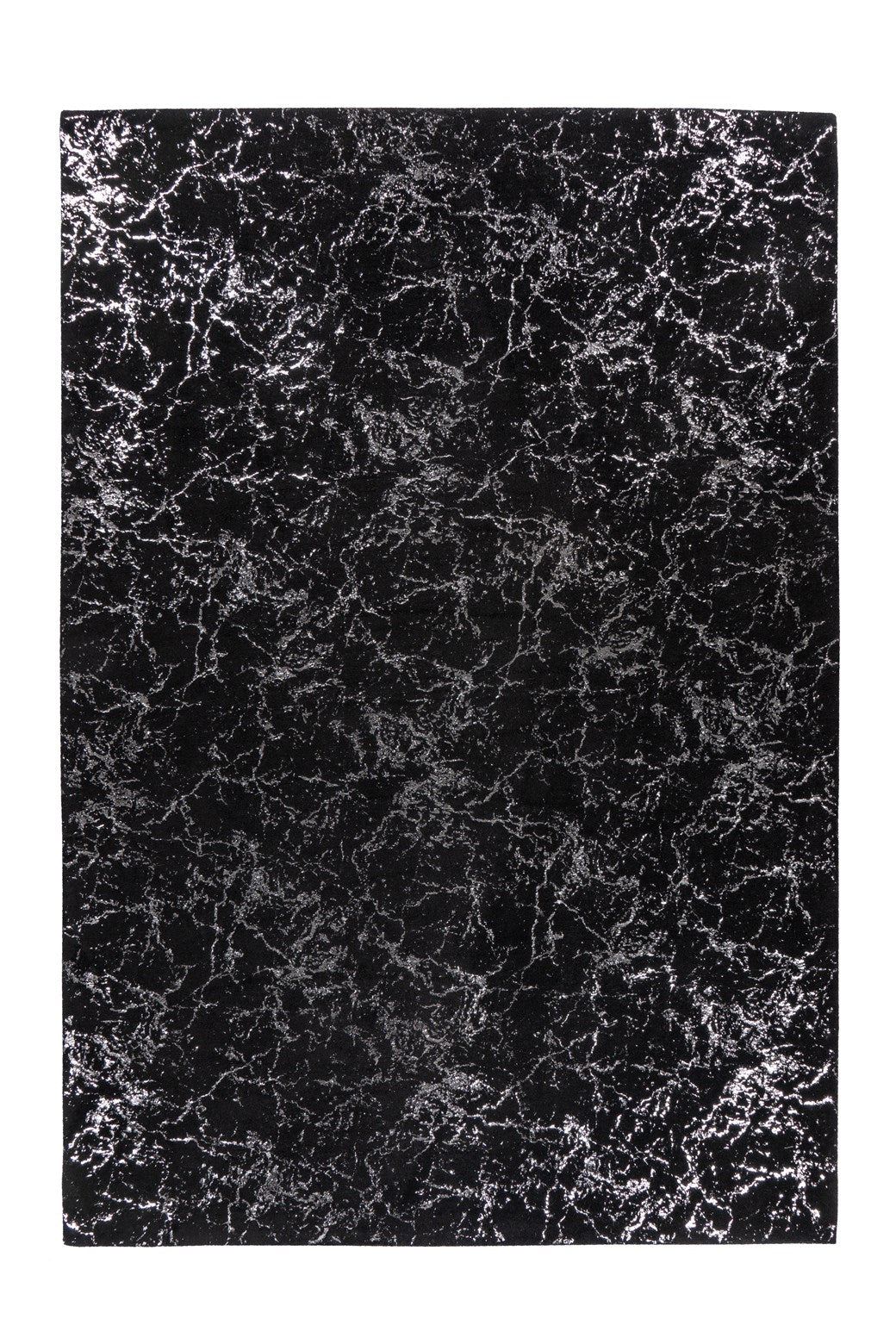 Bijou 225 Schwarz / Silber 80cm x 150cm