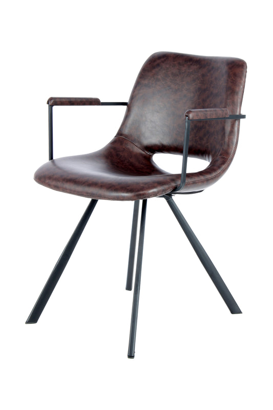 Stuhl Josephine 625 2er-Set Dunkelbraun