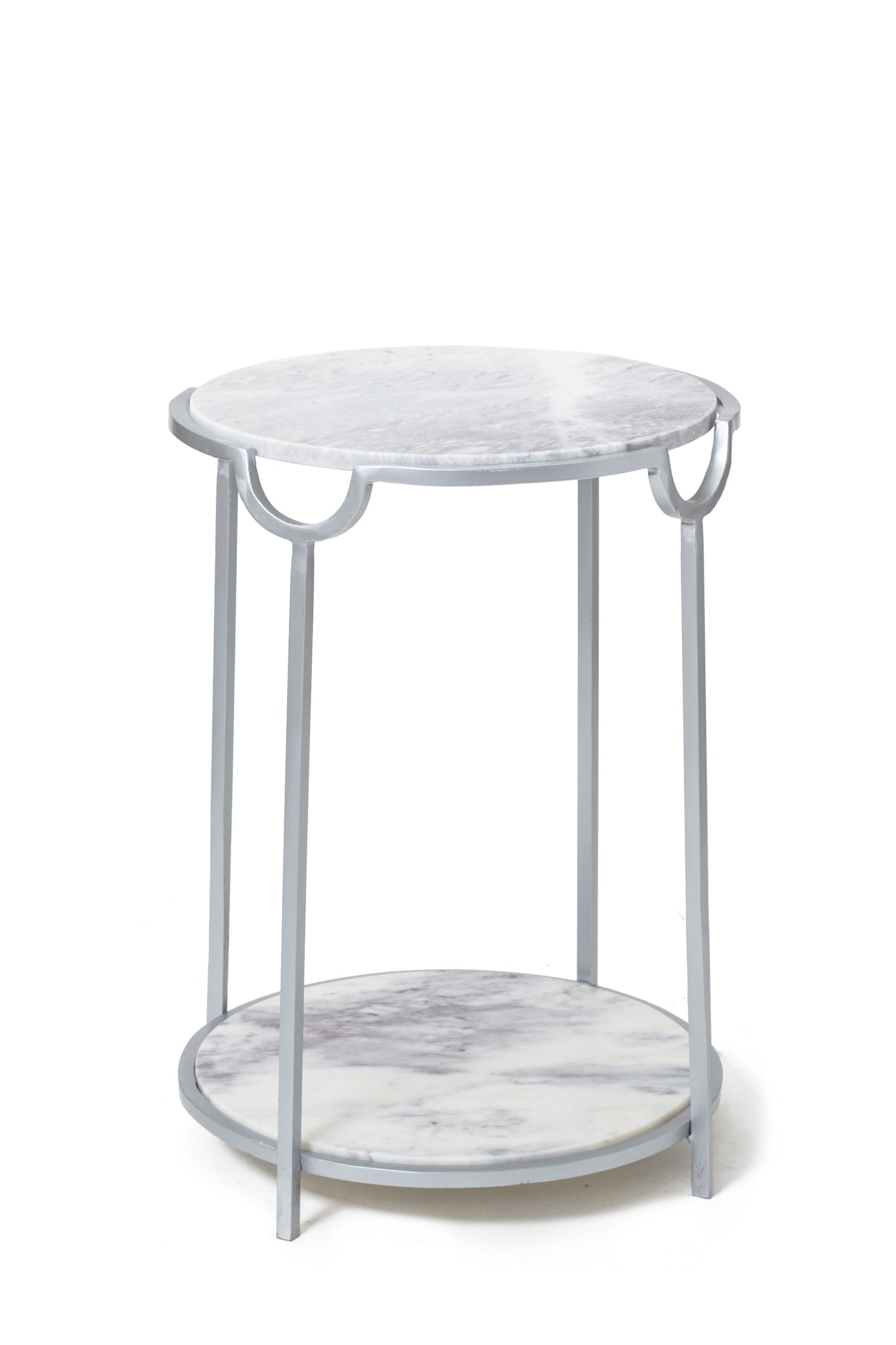 Tisch Museum Silber / Marmor