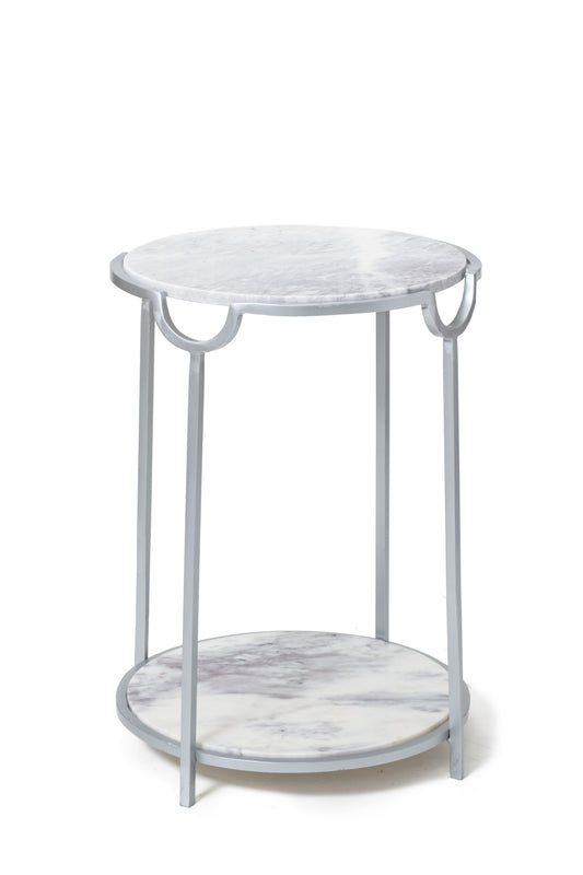 Tisch Museum Silber / Marmor